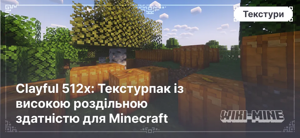 Clayful 512x: Текстурпак із високою роздільною здатністю для Minecraft