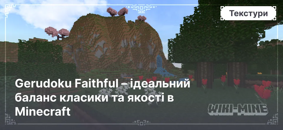 Gerudoku Faithful – ідеальний баланс класики та якості в Minecraft